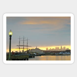 San Francisco Morning Cityscape Sticker